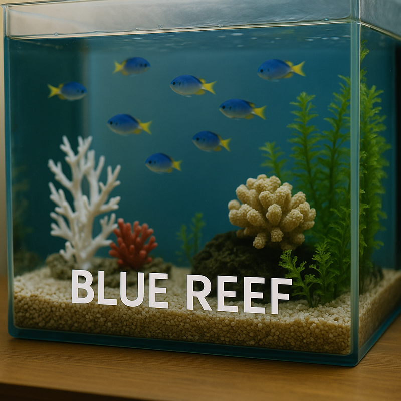 Custom Aquarium Name Decals Canada | Fish Tank Vinyl Stickers Niagara Stands Out