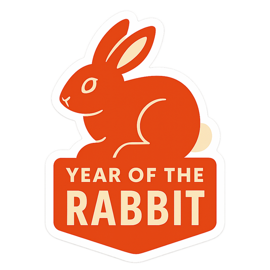 Year of the Conejo Sticker | Chinese Zodiac Decal - Product Image