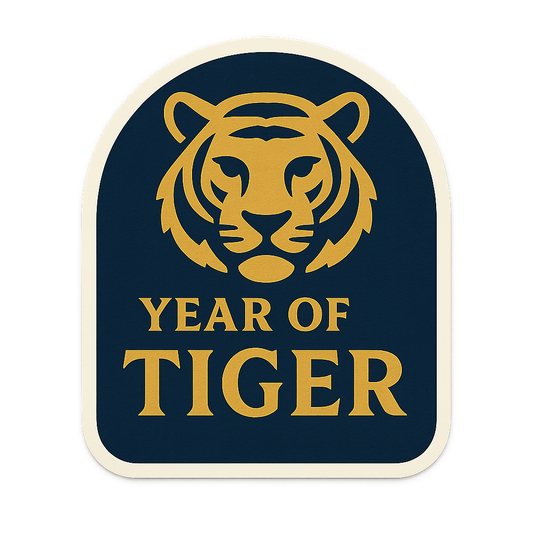 Year of the Tigre Sticker | Chinese Zodiac Decal - Product Image