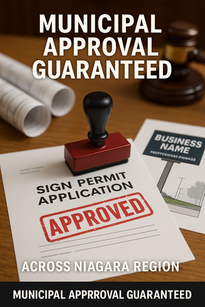 Permit-Ready Business Signs Niagara | Municipal Approvals Guaranteed | Heritage District Specialists Niagara Stands Out