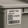 Asset Tag — Durable Polyester (Printed)