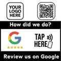 NFC Review Table Decal | Adhesive Flat-Lay Sticker | Ships Today ON | from $39