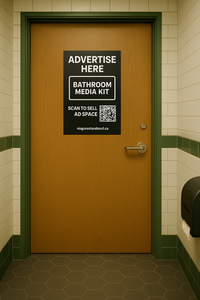 Stop Wasting Bathroom Traffic — Mirror & Door Marketing Kit for O...