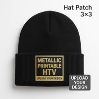 Custom Metallic Printable HTV — Printed & Masked Iron-On — Upload Your Design