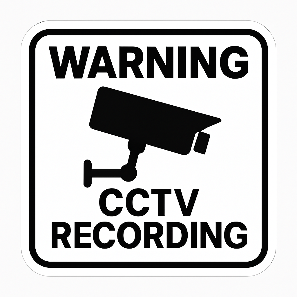 CCTV Recording Decal