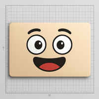 Laptop Lid Mini-Me Cartoon Wraps - MacBook & Surface Compatible Niagara Stands Out