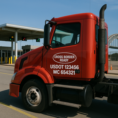 CVOR & Truck Numbers — Ontario & USDOT Door Decals Niagara Stands Out