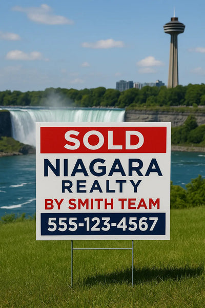 Custom coroplast lawn signs bulk packs