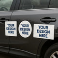 Custom Car Magnets  Square, Circle, or Rectangle Options  Weatherproof Magnetic Vehicle Signs with Your Design - Niagara Stands Out