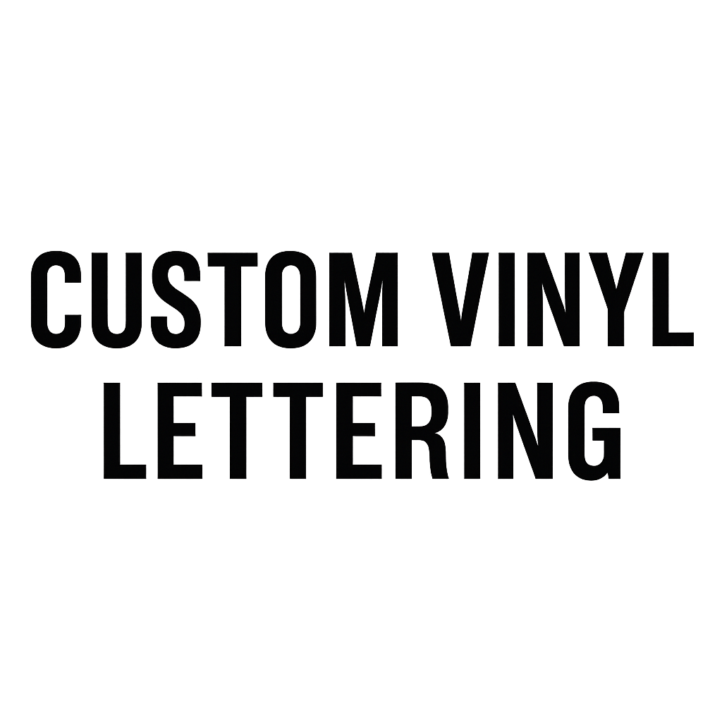 Custom Vinyl Lettering (Single Colour) Niagara Stands Out