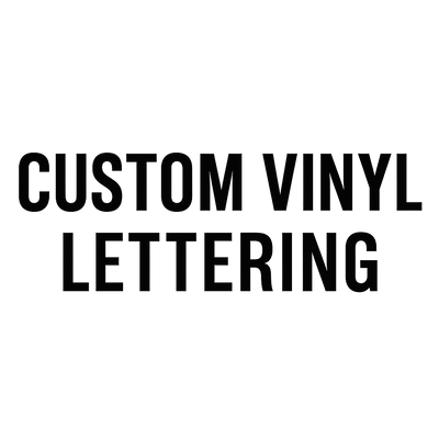 Custom Vinyl Lettering (Single Colour) Niagara Stands Out