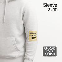 Custom Metallic Printable HTV — Printed & Masked Iron-On — Upload Your Design