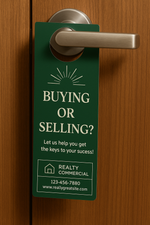 Door Hanger Printing Niagara 4x11 | Same-Day | AQ, UV, Matte & Enviro