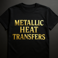 Custom Metallic Printable HTV — Printed & Masked Iron-On — Upload Your Design