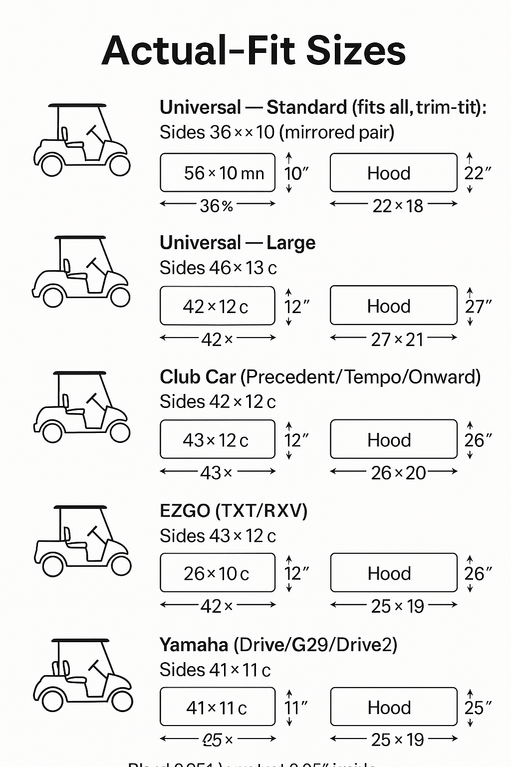 Custom Golf Cart Decal Kits - Professional Vinyl Graphics Canada Niagara Stands Out