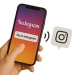 Circle NFC Google Review Decal – Round Tap Sticker - 5