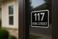 Custom Address Plaque Decal — Outside Mount (Window & Mailbox) Niagara Stands Out