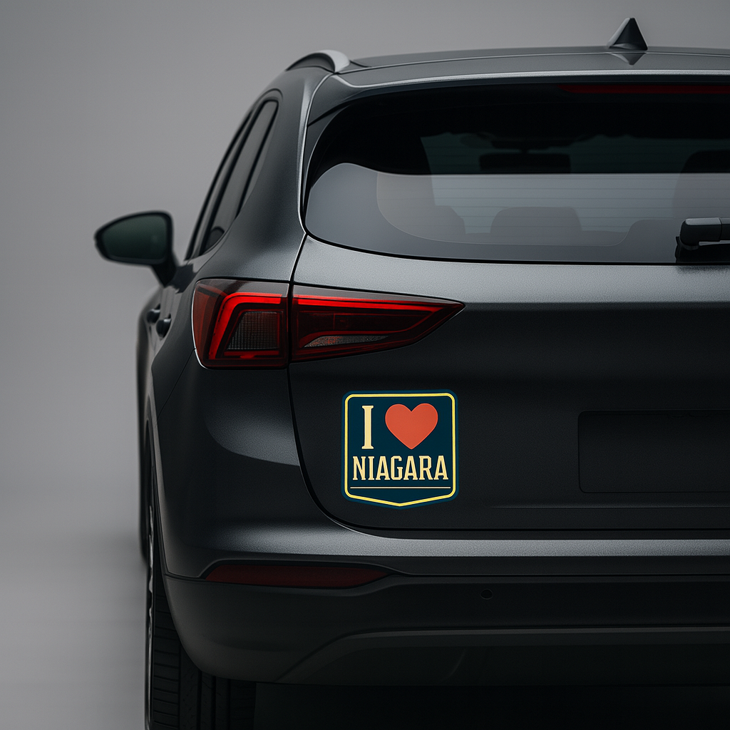 I ♥ Niagara — Window Decal