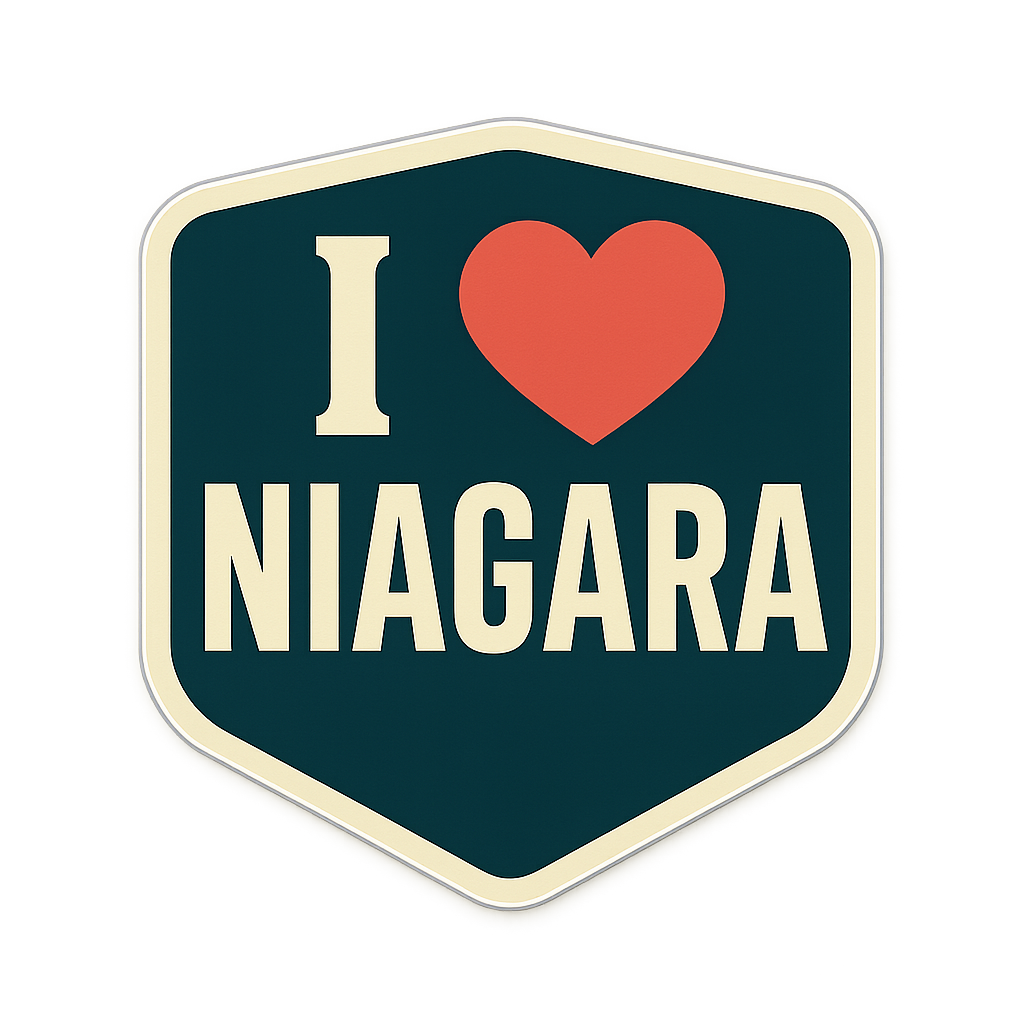 I ♥ Niagara — Window Decal