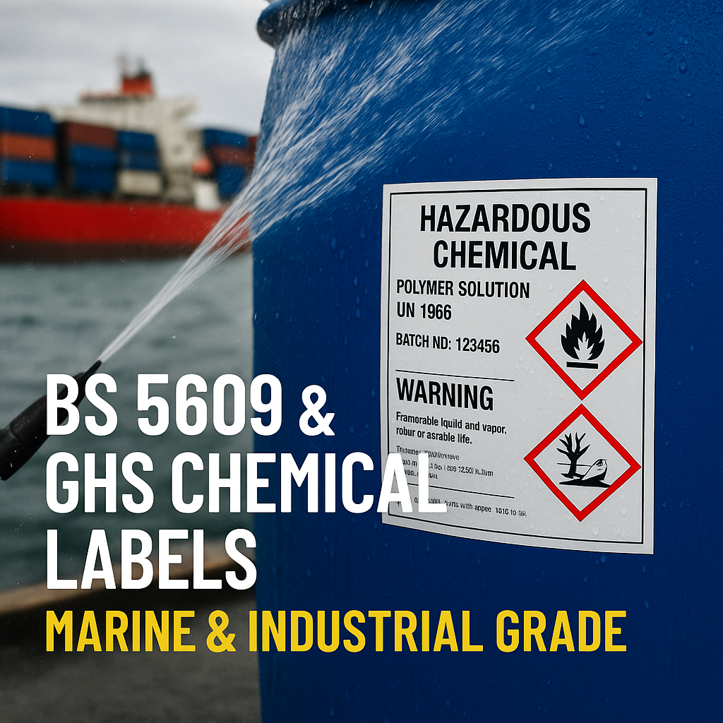 GHS Labels & BS 5609 Marine-Grade — Hazmat Compliance Canada - Niagara Stands Out