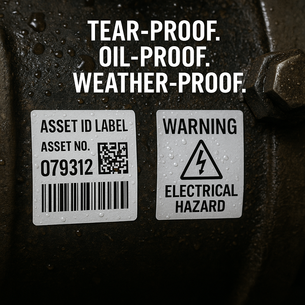 Industrial & Asset ID Labels — Durable Barcode Labels Canada