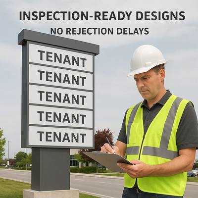 Niagara's Storefront Sign Experts - Survey to Install in