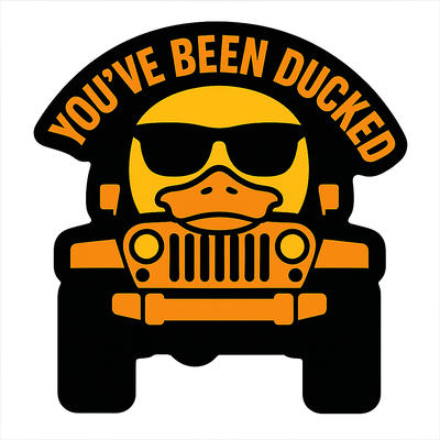 You've Been Ducked! — Small Vinyl Decal (Singles + Bundles) Niagara Stands Out