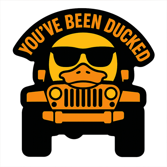 You've Been Ducked! — Small Vinyl Decal (Singles + Bundles) Niagara Stands Out