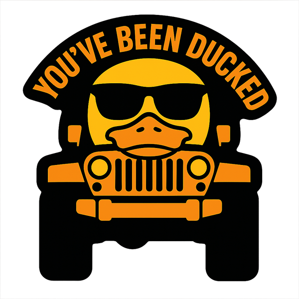 You've Been Ducked! — Small Vinyl Decal (Singles + Bundles) Niagara Stands Out