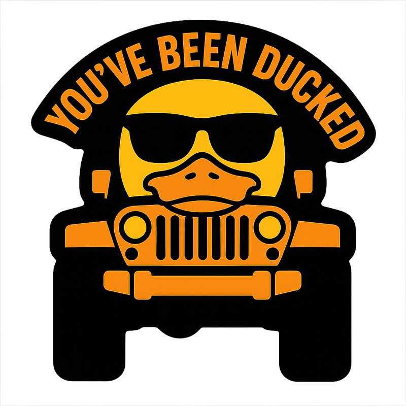 You've Been Ducked! — Small Vinyl Decal (Singles + Bundles) Niagara Stands Out