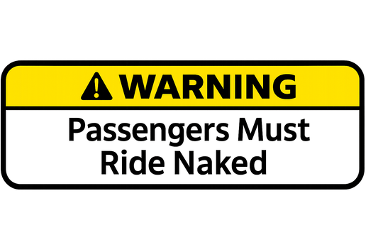 Jet Ski Warning Signage Badge Orajet vinyl sticker (3 in | 5 in | 7.5 in) preview 1