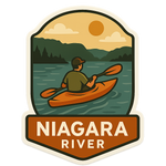 Kayaking Niagara River Sticker Pack | Yeti Cooler Decal Set - Product Image