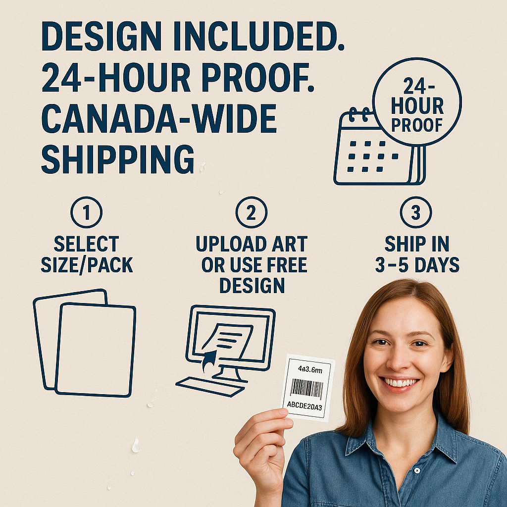 Custom Shipping & FNSKU Labels — Niagara Print Shop | Design Included
