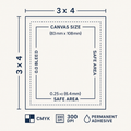 Custom 3x4 Labels Canada | Waterproof Color Product Stickers Matte PP Niagara Stands Out