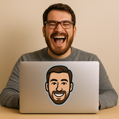 Custom Laptop Skin – Upload Any Image, Bubble-Free Wrap Niagara Stands Out