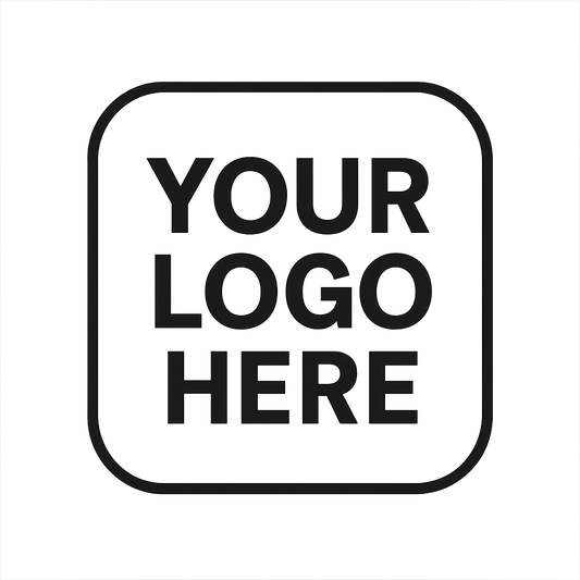 Same-Day Logo Sticker Add-On | 100 Pack Bundle in Niagara LogoPlaceholderDesign