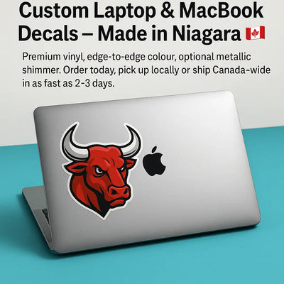 MacBook Decals & Laptop Stickers - Custom Vinyl Laptop Skins Niagara Stands Out