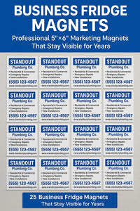 Custom Business Fridge Magnets 5×6 Canada - Professional Marketing That Sticks Around Niagara Stands Out