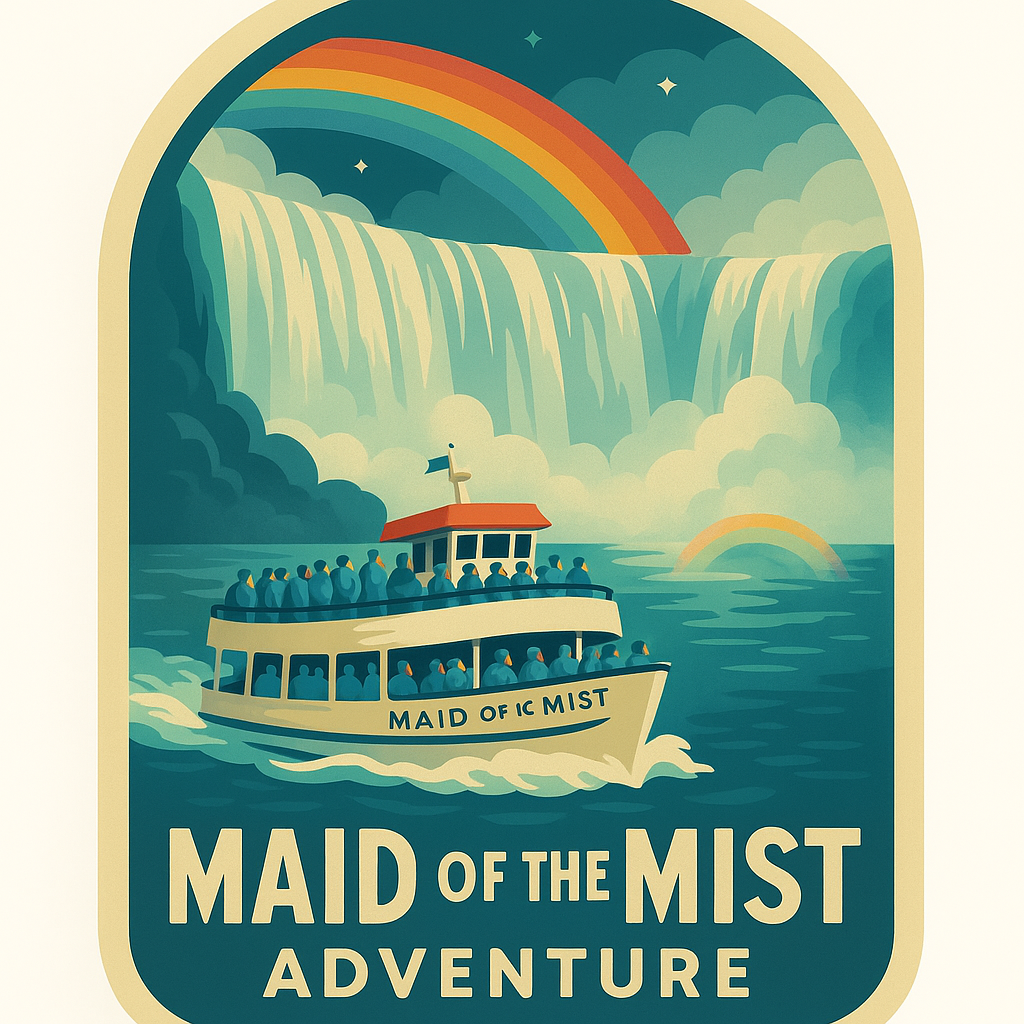 Maid of the Mist boat tour sticker Niagara Falls