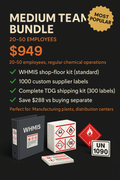 Complete WHMIS + TDG Compliance Bundle — Niagara 48h Fulfillment Niagara Stands Out