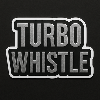 Metallic See Doo Turbo Whistle Decal on Jet Ski
