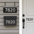 Custom Hanging House Number Sign + Mailbox & Door Decals Niagara Stands Out