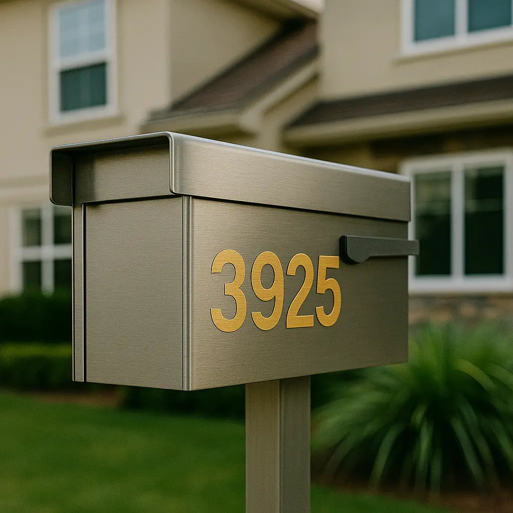 Mailbox Makeover™ Vinyl Lettering Kit Niagara Stands Out