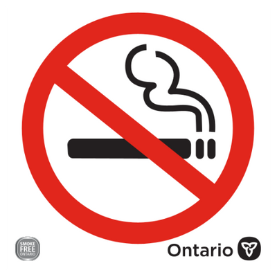 Ontario SFOA – No Smoking (Official Icon) Niagara Stands Out