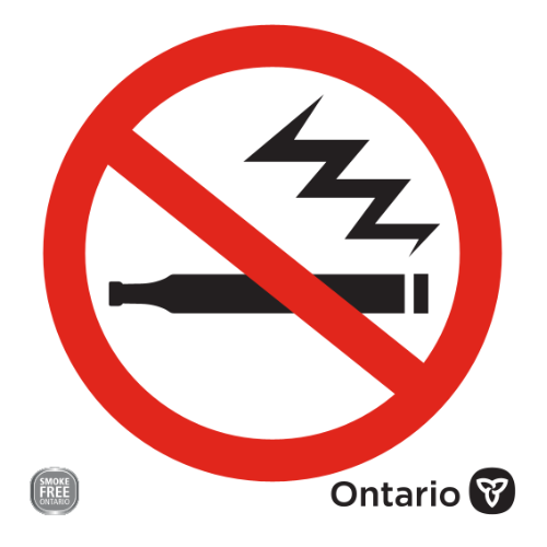Ontario SFOA – No Vaping (Official Icon) Niagara Stands Out