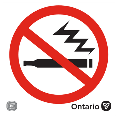Ontario SFOA – No Vaping (Official Icon) Niagara Stands Out