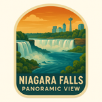 Niagara Falls Views — Sticker Pack (6 Designs) | Tourist NiagaraFallsPanoramicViewSticker