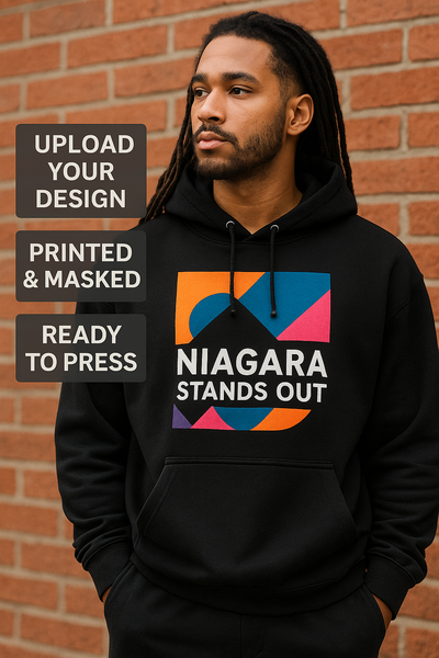 Custom Printable HTV — Printed & Masked Iron-On — Upload Your Design