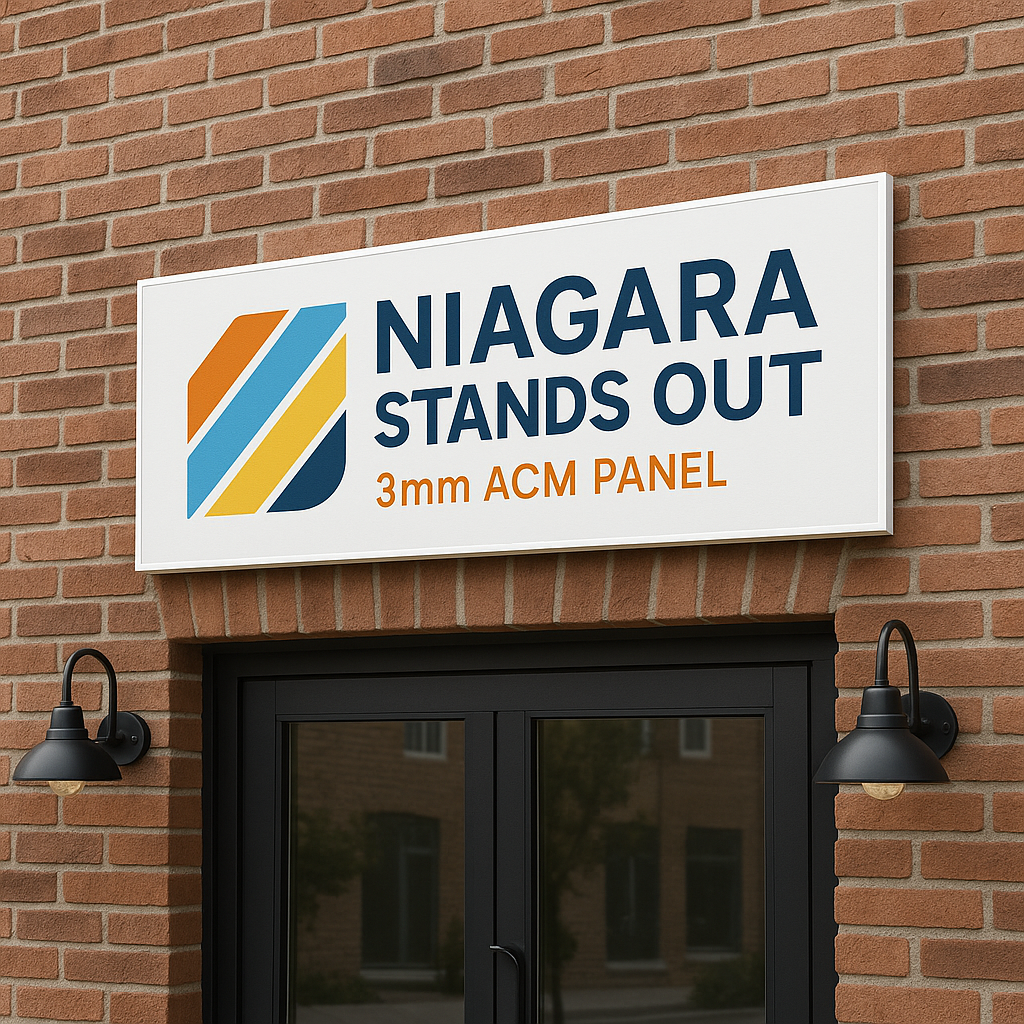 Storefront rebranding Niagara - before and after transformation