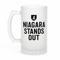 16oz Frosted Beer Mug — Custom Print Niagara Stands Out